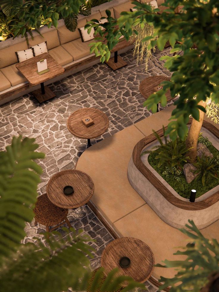 Thiết kế quán cafe sân vườn